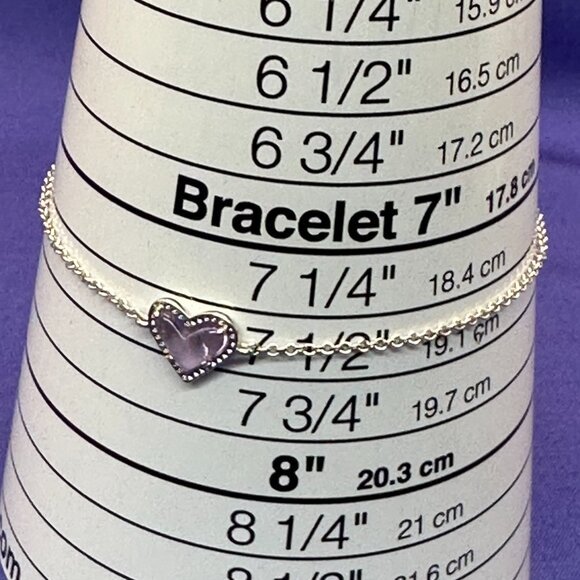 Kendra Scott Mini Ari Heart Adjustable Bracelet - Picture 12 of 13